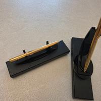 Coppia penne a sfera Waterman dorate