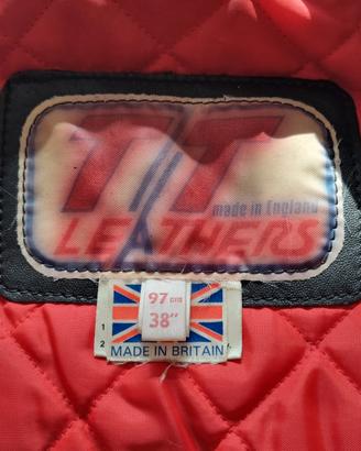 TT LEATHER MOTOCYCLE JACKET tg 38 UK (46/48 Ita)