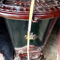 STUFA LEGNA FRANCO BELGE - GHISA SMALTATA VINTAGE