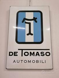 Insegna smaltata De Tomaso