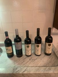 Bottigle vino Corvo,Carmignano,Montescudaio