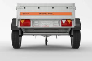 Carrello rimorchio 750 kg basculante