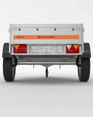 Carrello rimorchio 750 kg basculante