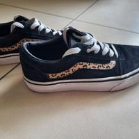 scarpe sneakers Vans scamoscio nero taglia 35