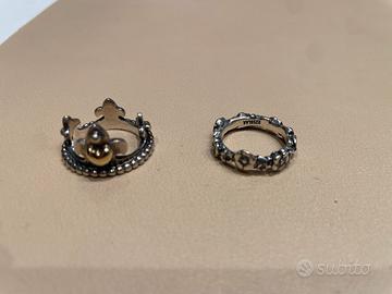 Anelli orecchini argento trollbeads