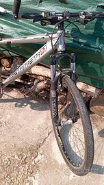 Bicicletta da donna e panca palestra