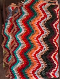 coperta ad uncinetto letto singolo