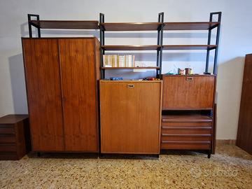 Mobile scuro componibile anni 60