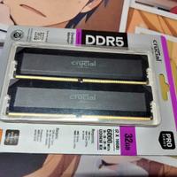 RAM 32GB 6000mhz cl 36 (solo per assemblaggio)