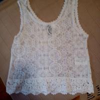 Canottiera pizzo bambina 11-12 anni