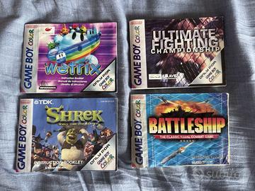 Lotto Manuali Giochi Game Boy Color PAL