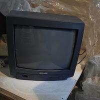 Tv Sharp 14" Crt Retrogaming 50 Hz