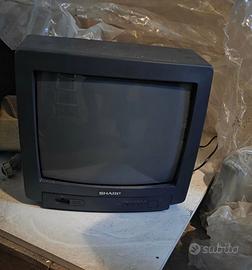 Tv Sharp 14" Crt Retrogaming 50 Hz