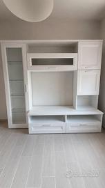 soggiorno tv colore bianco larice 