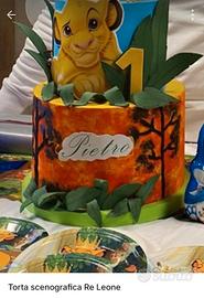 torta scenografica re leone