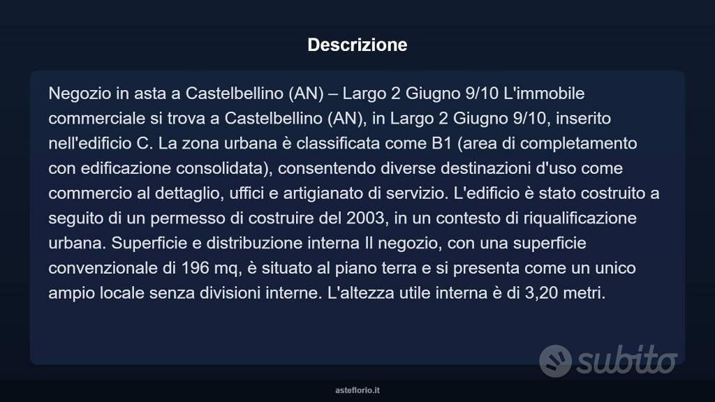Immobile in asta di 196 m² a Castelbellino - Vista 4