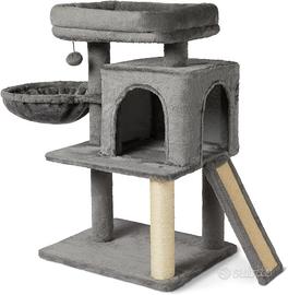 Torre per Arrampicata su Più Livelli per Gatti