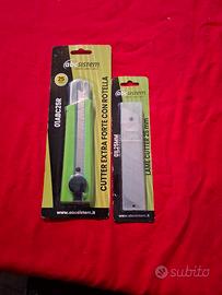 Cutter Professionale 25mm Extra Forte + Set Lame d