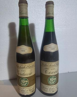 VINO TOCAI E VERDUZZO ANNATA 1969