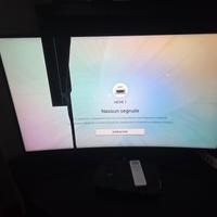 Samsung TV curvo 49" – schermo rotto – per pezzi