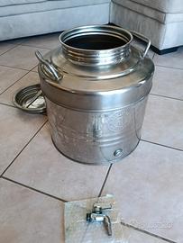 Bidone Fusto in acciaio BELVIVERE 30 L