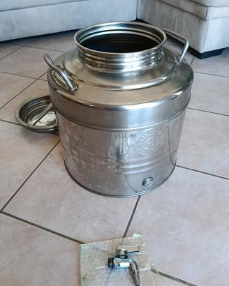 Bidone Fusto in acciaio BELVIVERE 30 L