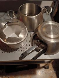 set fondue bourguignonne, cioccolato, bagna cauda