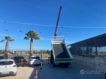 Iveco EuroCargo 75E17 Ribaltabile + Gru 3 Sfere