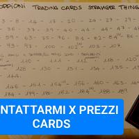 Figurine trading cards stranger things 