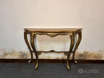Console d'Epoca Piano in Marmo
