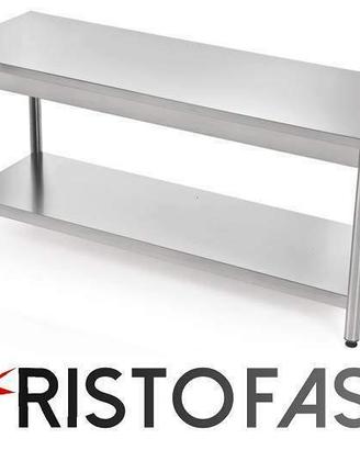 Banco da lavoro acciaio inox 1 m