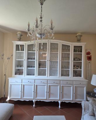 Vetrina/Credenza in Rovere Sbiancato 