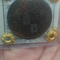 1 baiocco 1850 zecca Bologna pio IX