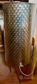 Cisterna botte acciaio inox 200 lt per vino, olio
