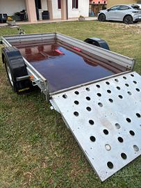 Carrello Rimorchio 7,5 q.li Frenato