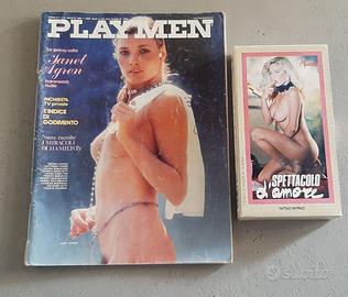 rivista playmen + videocassetta moana pozzi