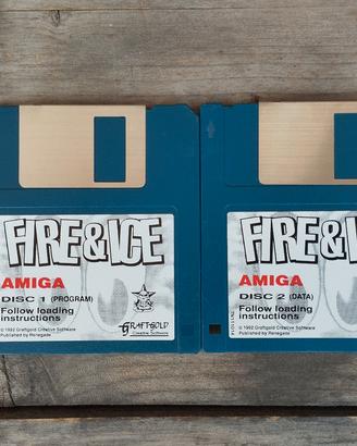 Fire & Ice - Commodore Amiga - 2 Floppy Disks
