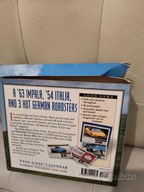 1999 Cofanetto Calendario illustrato "365 Cars"