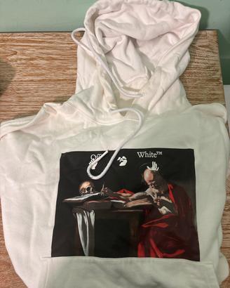 Felpa off-white caravaggio