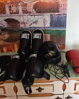kit completo kick boxing, box
