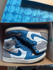 Air Jordan 1 Retro High OG True Blue/Cement Grey