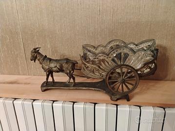 Portacioccolatini Artistico – Carro con Capretta