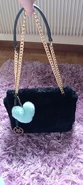 Borsa nera pelosa Primadonna 