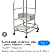 scala fissa con ruote