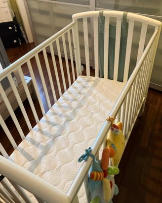 Lettino Pali Ciak e materasso Pali Med Sanitized