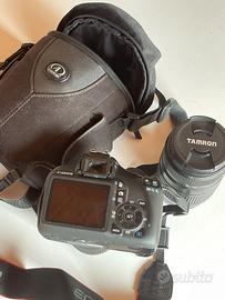 Fotocamera Canon EOS 1100D + obiettivo Tamron +