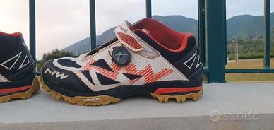 scarpe mtb enduro  41 northwave attacchi