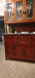 Credenza & tavolo con 4 poltroncine