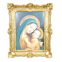 STAMPA MADONNA DEL BUONCONSIGLIO CORNICE CM 55X45