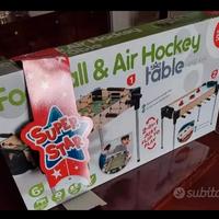 calcio balilla pincanello+airhokey(2 in 1)